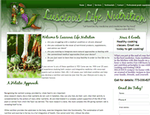 Tablet Screenshot of lusciouslifenutrition.net